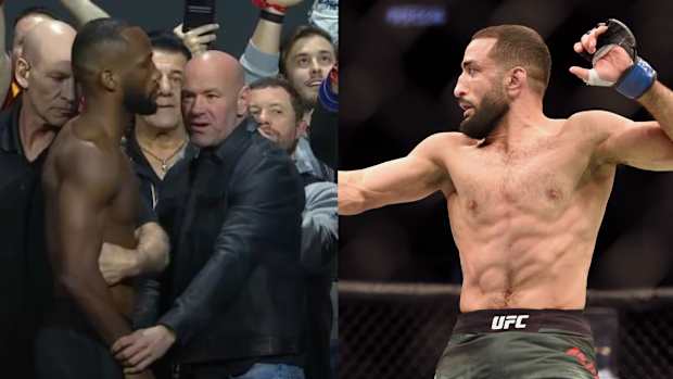 Leon Edwards & Dana White, Belal Muhammad
